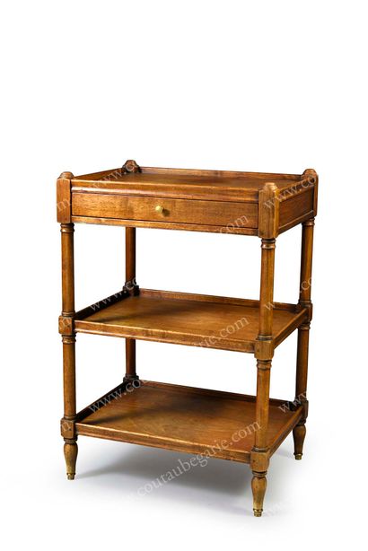 SMALL LIVING ROOM TABLE.
In natural wood,...