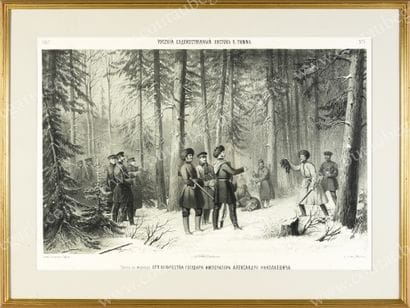 TIMM Georg Wilhem.
Emperor Alexander II hunting...