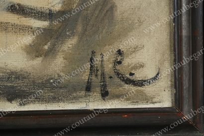 Ecole russe du début du XXe siècle. 
Portrait...