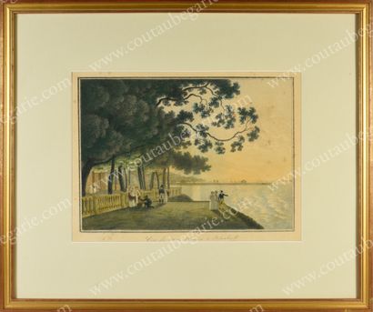 Ecole russe du XIXe siecle.
View of the Monplaisir...