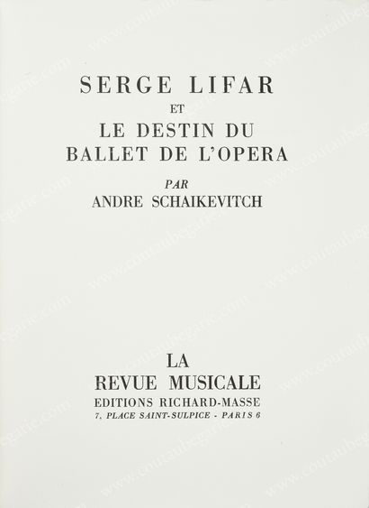 RUSSIAN BALLET]. 
 Set of two books: SCHAIKEVITCH...