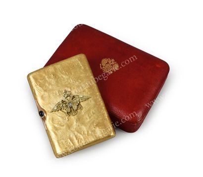 SAMORODOK GOLD CIGARETTE CASE.
By Blank,...