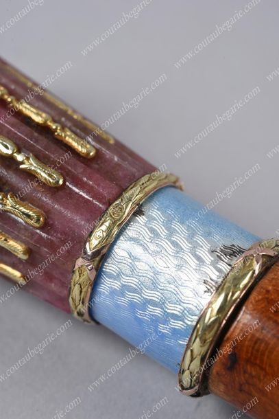 POMMEAU D'OMBRELLE.
Par FABERGÉ, Saint-Pétersbourg,...