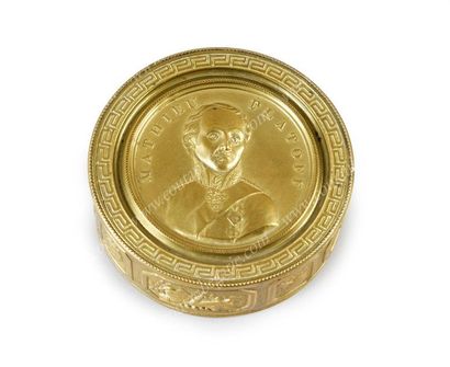 PLATOFF Matvieff (1753-1818).

Boîte commémorative,...