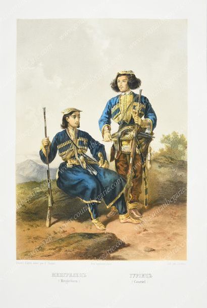 LAURENS Jules (1825-1901).

Types de soldats...