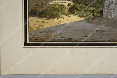 BRULLOFF Alexandre Pavlovitch (1798-1877).

Ruines...