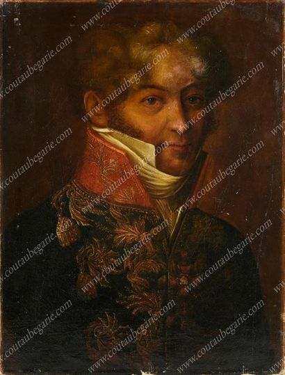 École russe du début du XIXe siècle.

Portrait...