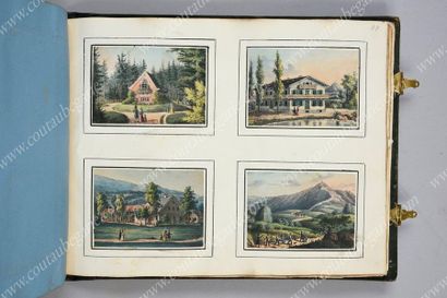 ALBUM AMICORUM.
De forme rectangulaire, contenant...