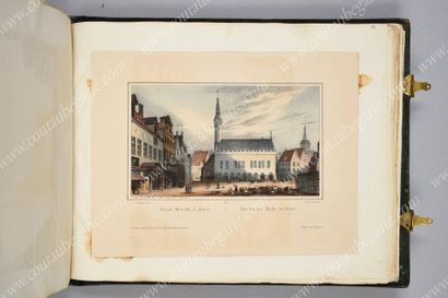 ALBUM AMICORUM.
De forme rectangulaire, contenant...