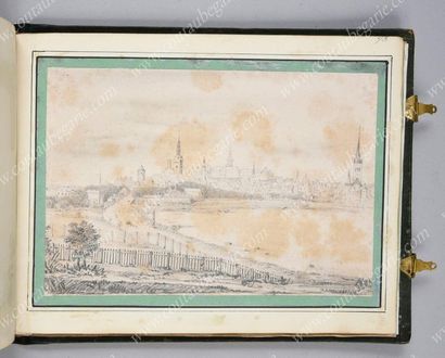 ALBUM AMICORUM.
De forme rectangulaire, contenant...