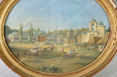 Ecole russe du XIXe siecle.

Vue du domaine...