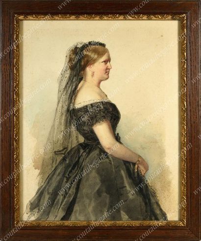 Ecole Italienne du XIXe siècle.

Portraits...