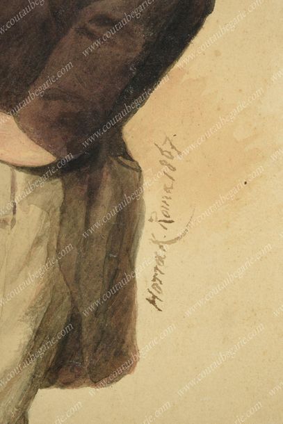 Ecole Italienne du XIXe siècle.

Portraits...