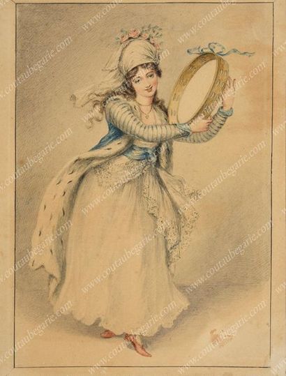 ÉCOLE RUSSE DE LA FIN DU XIXe SIÈCLE.

Danseuse...