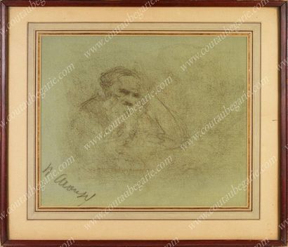 ARONSON Naum (1872-1943).

Portrait du poète...