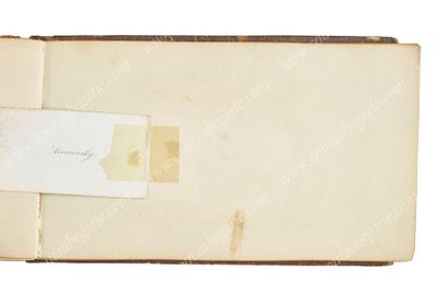 ALBUM AMICORUM
DE LA PRINCESSE TATIANA GAGARINE...