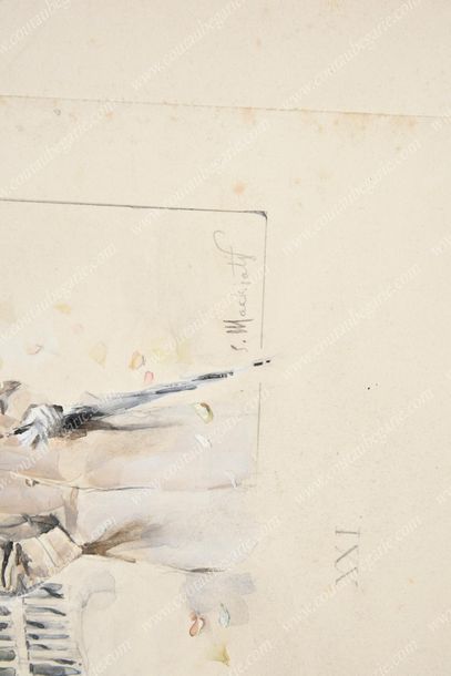 MACCHIATI Serafino (1861-1916).

Homme se...