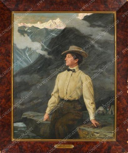 FOURNIER Louis-Edouard (1857-1917).

Portrait...