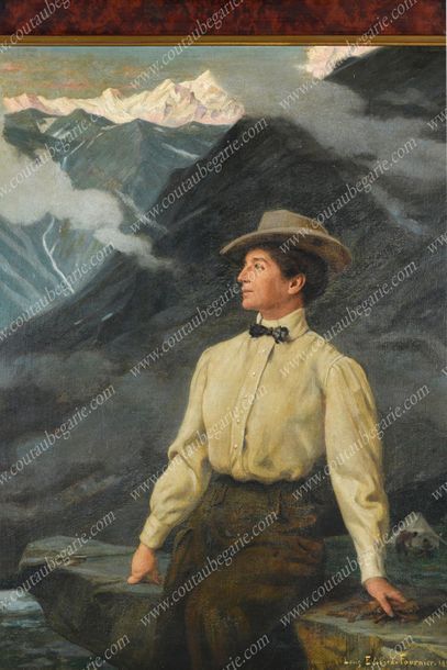 FOURNIER Louis-Edouard (1857-1917).

Portrait...