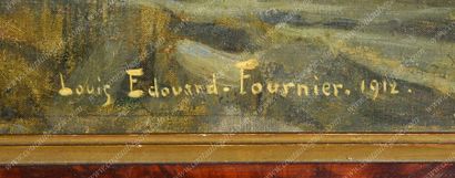 FOURNIER Louis-Edouard (1857-1917).

Portrait...