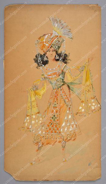 Ecole russe du XXè siècle.

Costume de l'Arménienne...