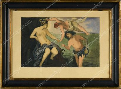 ATTRIBUÉ À NICOLAS MILIOUTI (1874-1962).

Scène...