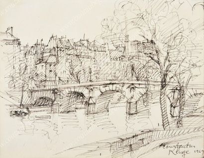 KLUGE Constantin (1912-2003).

Vue des bords...