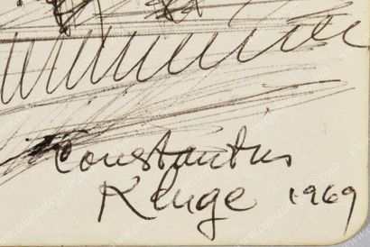 KLUGE Constantin (1912-2003).

Vue des bords...