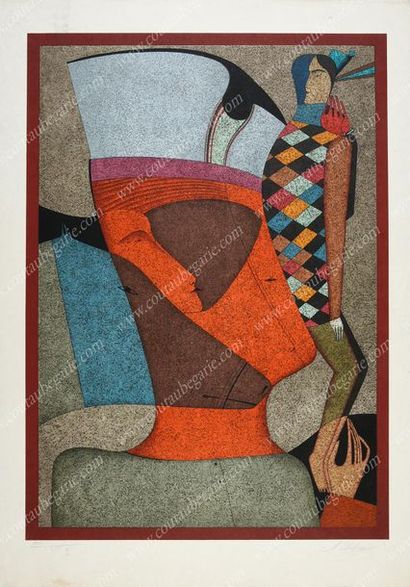 CHEMIAKINE Mikhaïl (°1943).

Arlequin.
Épreuve...