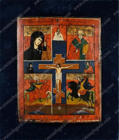 ICÔNE DU CHRIST SUR SA CROIX.
Entouré de...