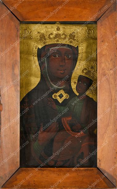 ICÔNE DE LA VIERGE NOIRE DE CZESTOCHOWA.
Peinture...