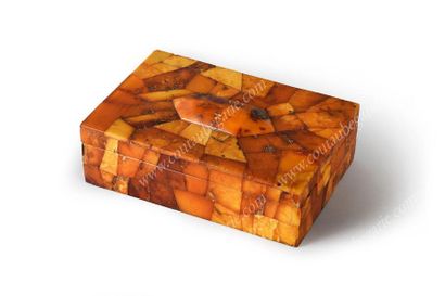 GRAND COFFRET.
De forme rectangulaire, entièrement...