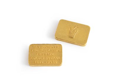 GOLDEN JUBILEE OF THE AGA KHAN III.
Gold...
