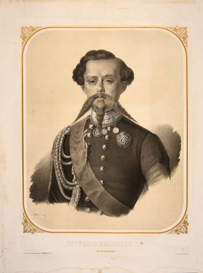 Ecole Italienne du XIXe siècle.
Portrait...