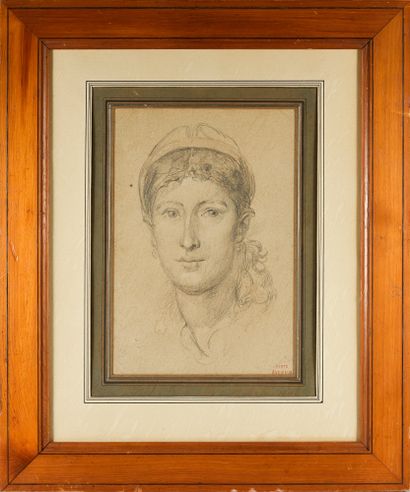 École française du XIXe siècle.
Portrait...