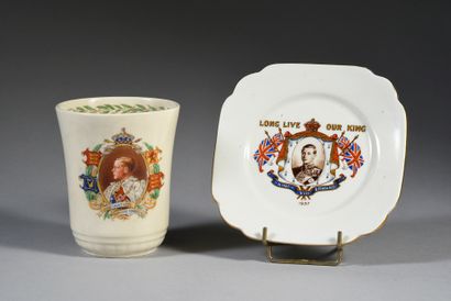 ÉDOUARD VIII, roi de Grande-Bretagne (1894-1972).
Ensemble...