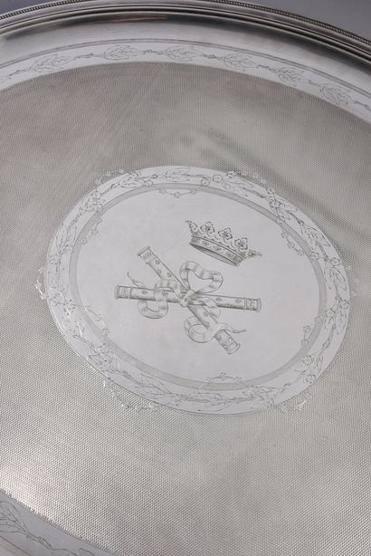 LARGE SERVING TRAY, CHRISTOFLE, PARIS, CIRCA...