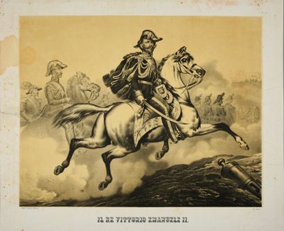 Ecole Italienne du XIXe siècle.
Equestrian...