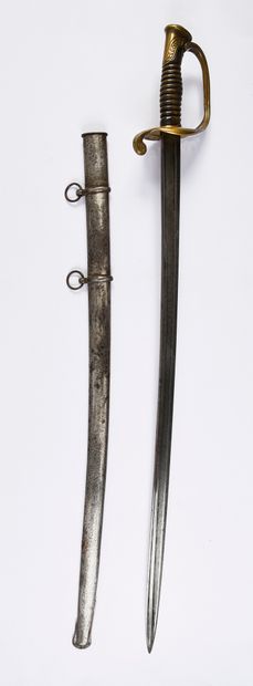 INFANTRY OFFICER'S SABRE. 1855. Blade dated...