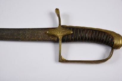 GOOD OFFICER'S SABRE OF THE IMPERIAL GUARD.
Blade...