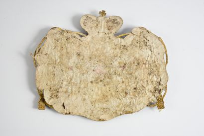 HOUSE OF THE PRINCES OF BIBESCO.
Large woven...