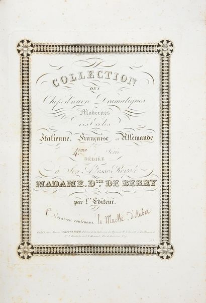 AUBER Daniel-François-Esprit.
La muette de...