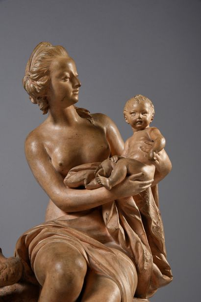 PAJOU Augustin (1780-1809).
Allegory of the...