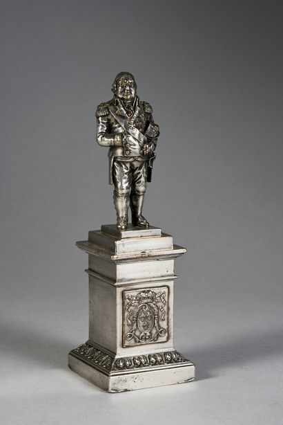 Louis XVIII, roi de France (1755-1824).
Silvered...