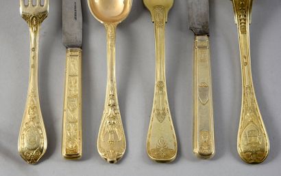 VERMEIL MENAGERE WITH THE ARMS OF THE BORGHESE...