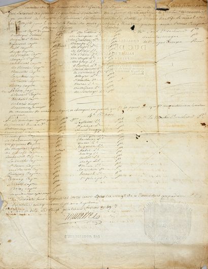 ROYAL AND MILITARY ORDERS]. 
 Set of 11 signed...