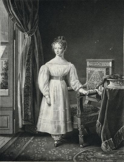 École française du XIXe siècle.
Portrait...