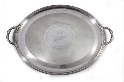 LARGE SERVING TRAY, CHRISTOFLE, PARIS, CIRCA...