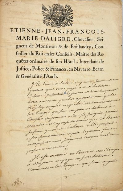 ROYAL AND MILITARY ORDERS]. 
 Set of 11 signed...