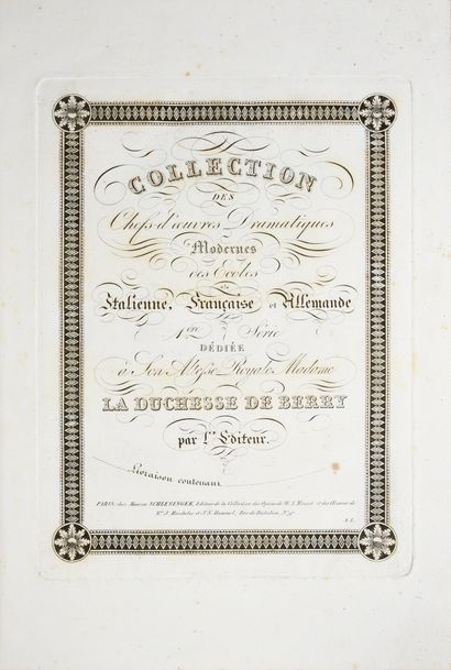 AUBER Daniel-François-Esprit.
La neige, opera...